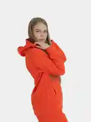 Оранжевый толстовка с капюшоном, унисекс, хлопок
