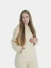 Хаки толстовка с капюшоном, унисекс, хлопок