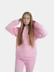 Розовый толстовка с капюшоном, унисекс, хлопок