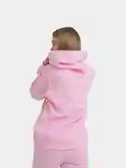 Розовый толстовка с капюшоном, унисекс, хлопок