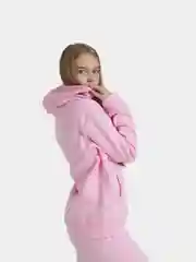 Розовый толстовка с капюшоном, унисекс, хлопок
