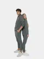 Угольный толстовка с капюшоном, унисекс, хлопок