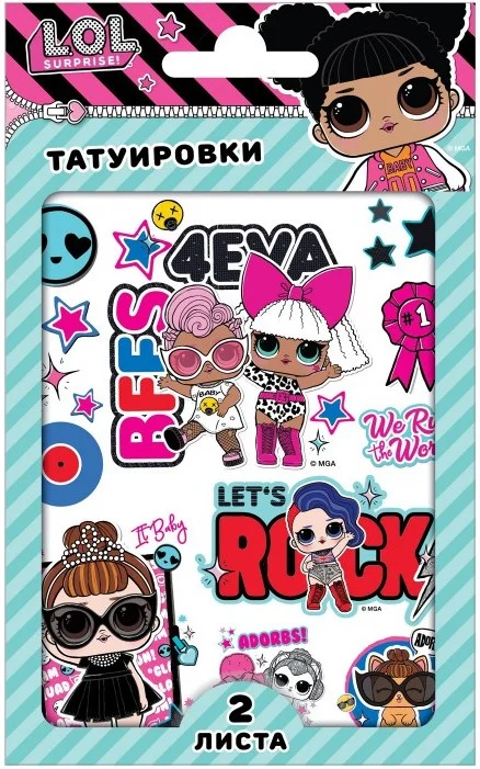 Детские временные татуировки(тату): Любимые герои мультфильмов и фильмов