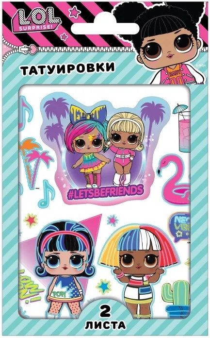 Детские временные татуировки(тату): Любимые герои мультфильмов и фильмов