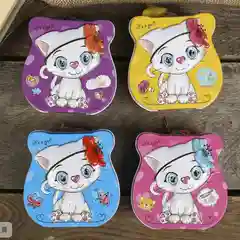 Копилка металл "Милый котёнок", разные цвета, 8,5 х 9 х 4,5 см