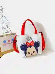 Белый детская сумка из текстиля