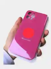 Чехол силиконовый soft touch с защитой камеры на iPhone 12 pro, матовый