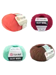 Пряжа Yarnart Silky Wool (разные цвета)