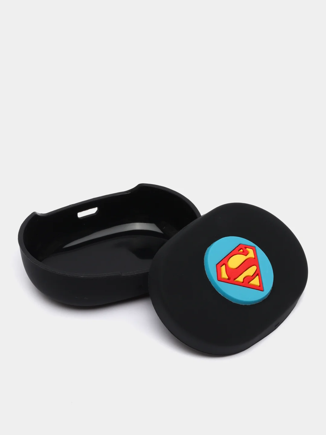 Фиолетовый силиконовый чехол для Xiaomi Redmi Airdots Pro, S, 2 c принтом Marvel