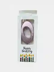 Конфетный свечи цифры для торта Happy Birthday / 5 цветов.