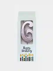 Конфетный свечи цифры для торта Happy Birthday / 5 цветов.