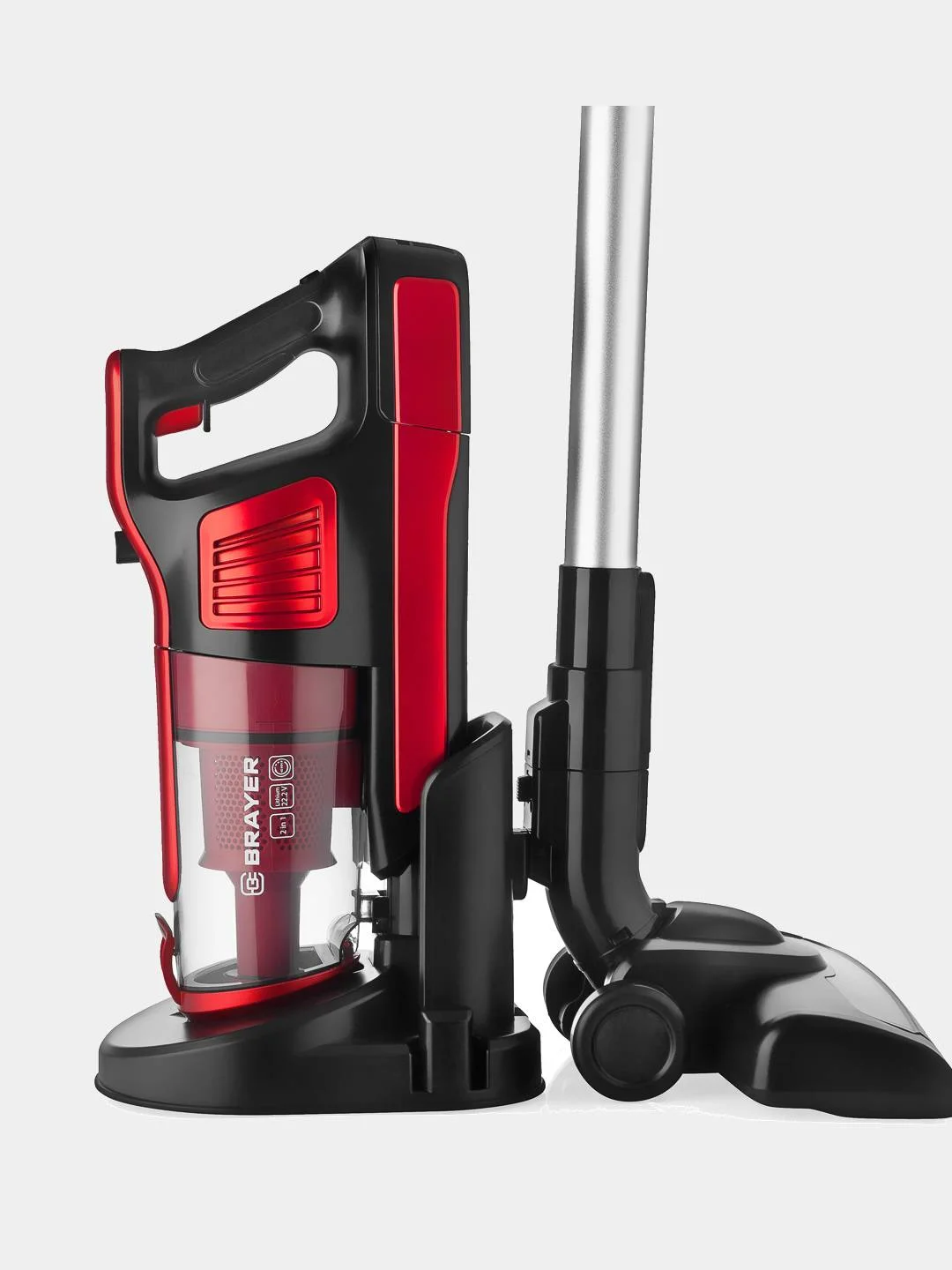 Беспроводной вертикальный пылесос BRAYER BR4260, 120 Вт, 0.6 л
