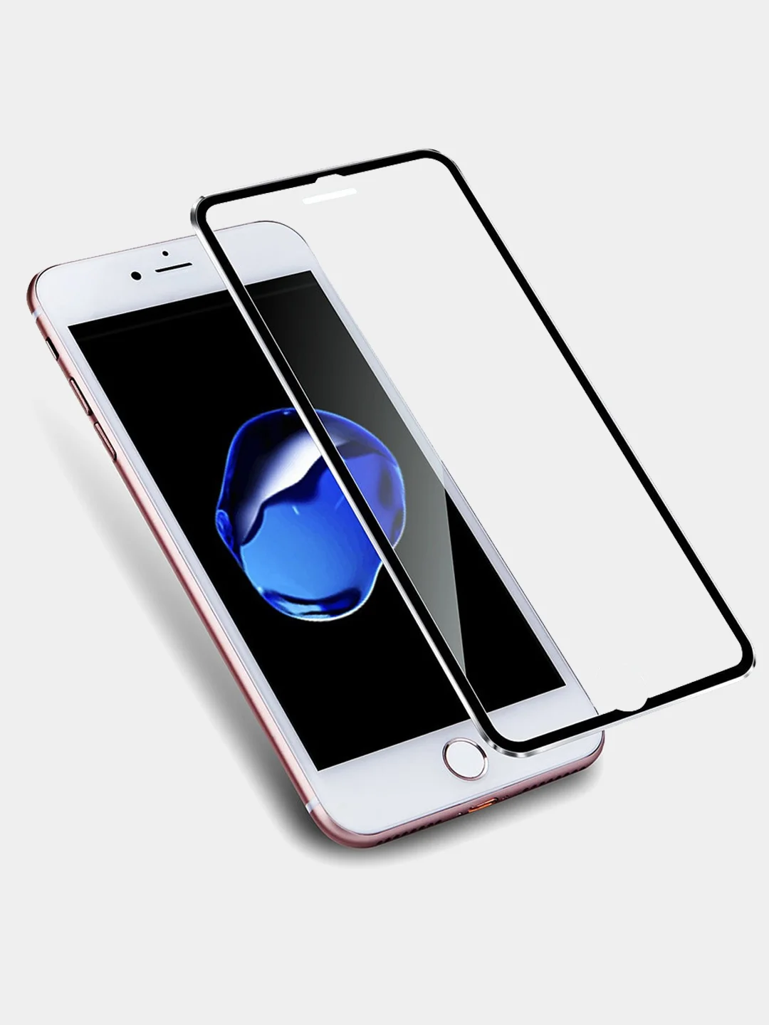 Защитное стекло с усиленными выпуклыми бортиками для iPhone 7/8plus/X/XS/11pro/XR/11/13