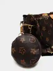 Сумка через плечо с ключницей в стиле LV