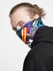 Индиго бафф бандана утепленная для занятий спортом