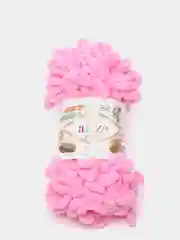 Розовый пряжа Alize Puffy, петельки, 5 штук, разные цвета