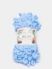Голубой пряжа Alize Puffy, петельки, 5 штук, разные цвета