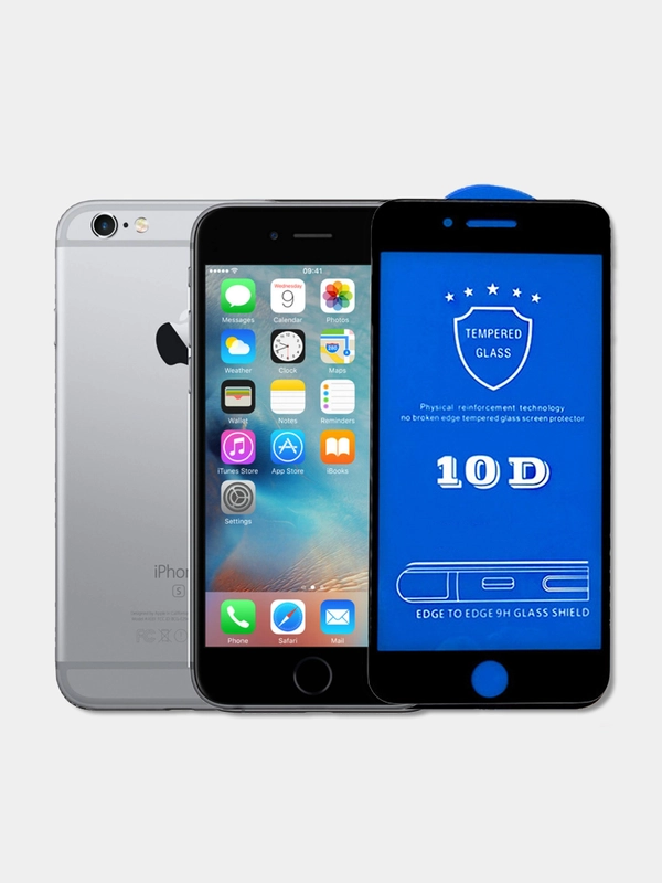 Защитное стекло 10D для iPhone 6/6S