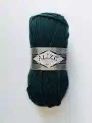 Тёмно-зелёный пряжа Alize Superlana Maxi (Ализе Суперлана МАКСИ)