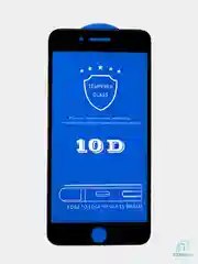 Черный защитное стекло 10D для iPhone 6/6S