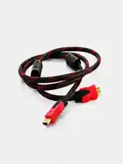 Кабель HDMI-HDMI в оплетке с фильтром фиритовым