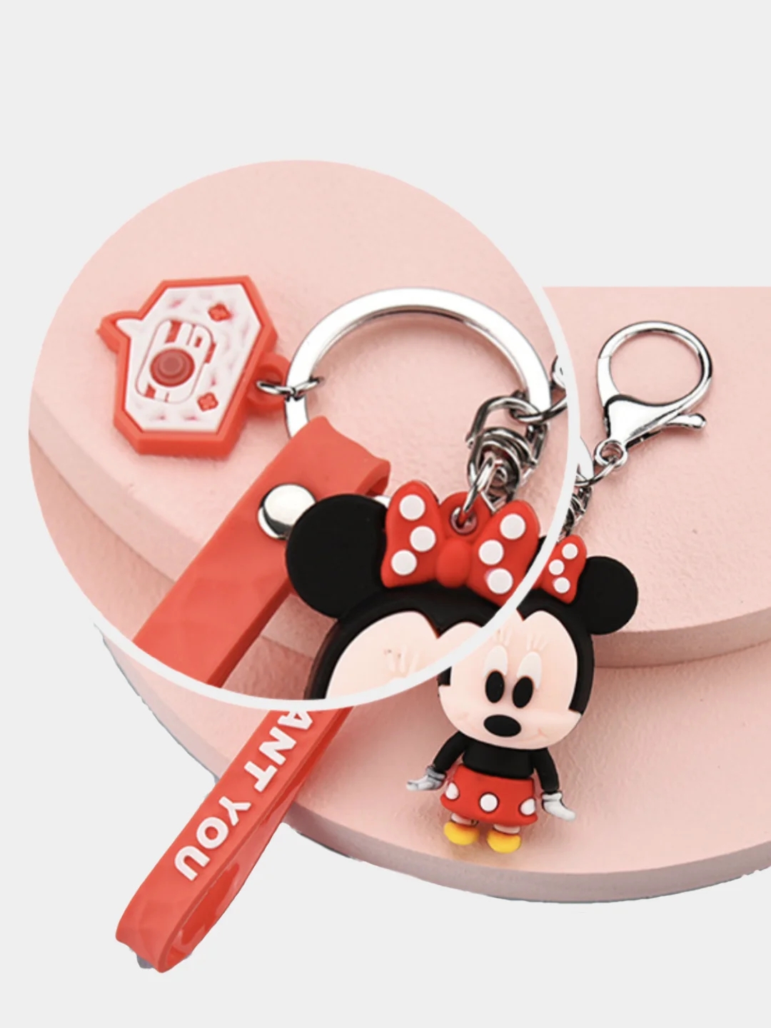 Голубой брелок малыши Disney мини, мики, тигра, вини-пух, петачок, дональд дак, поночка, стич
