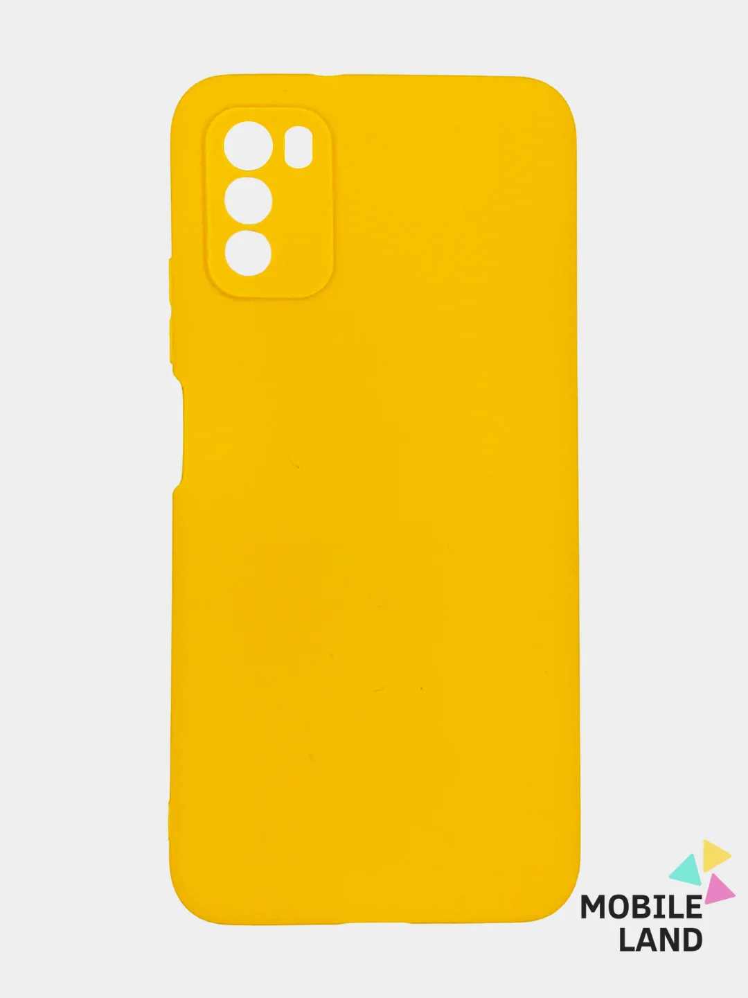 Желтый чехол Xiaomi Poco M3 силиконовый матовый