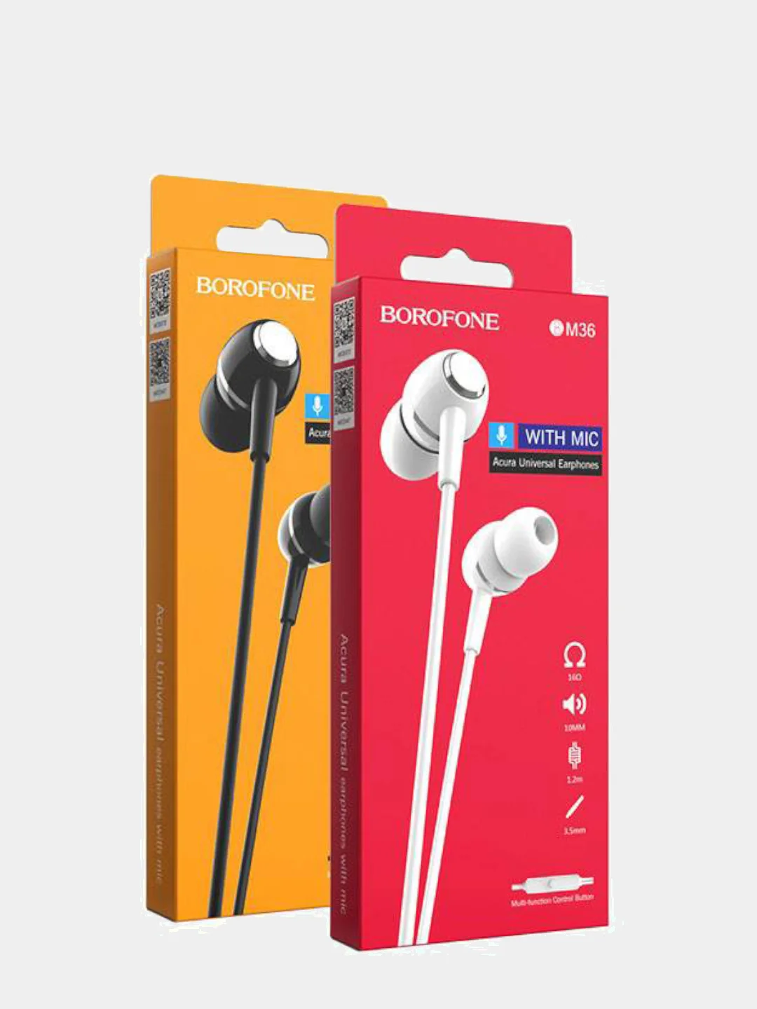 Вакуумные наушники с микрофоном Borofone BM36
