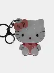 Коралловый брелок "Китти", с зеркалом
