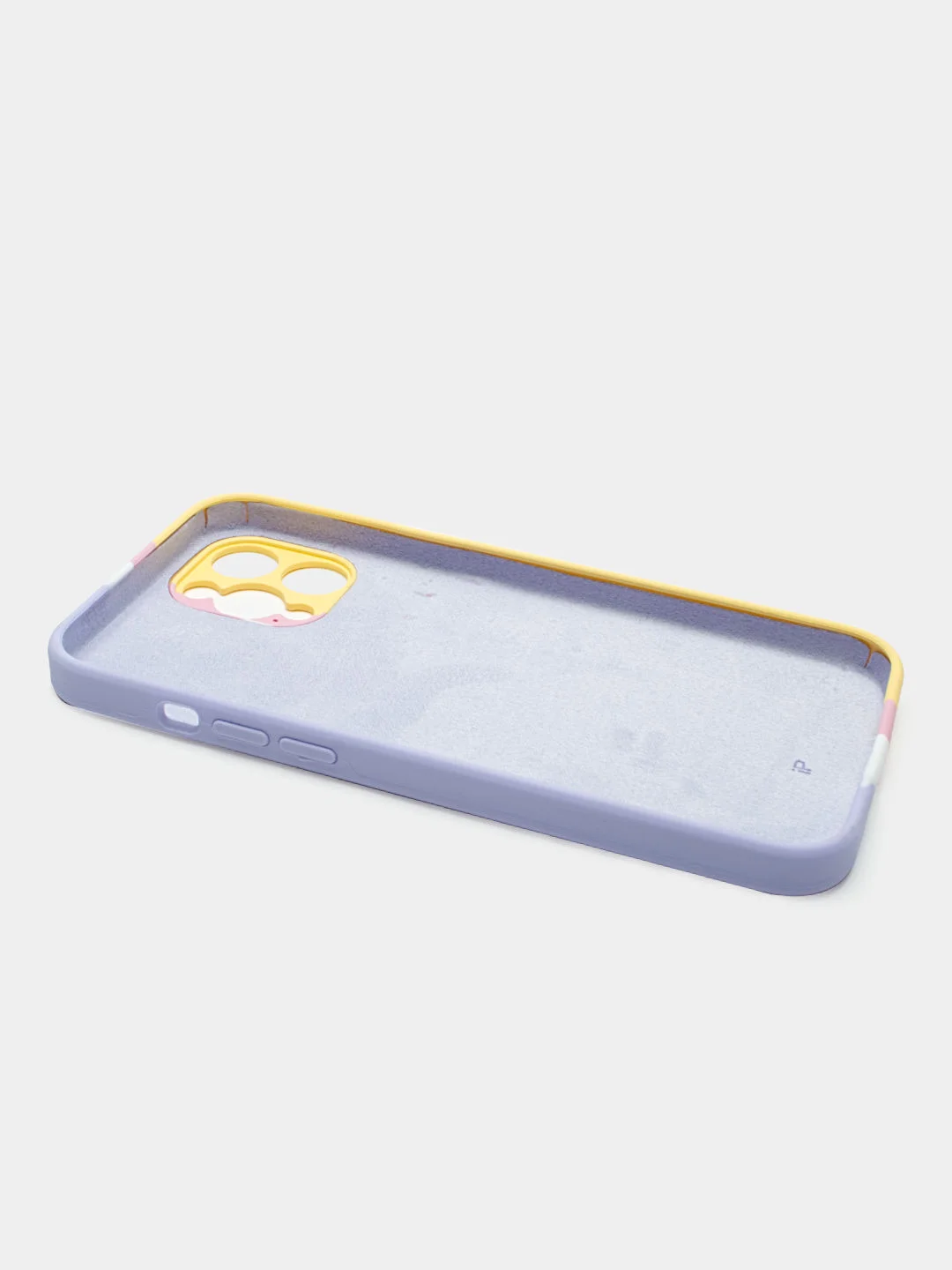 Чехол Silicone Case для iPhone 12 Pro Max, прорезиненный, розово-сиреневый