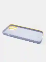 Чехол Silicone Case для iPhone 12 Pro Max, прорезиненный, розово-сиреневый