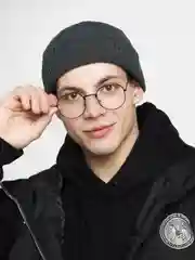 Угольный шапка мужская
