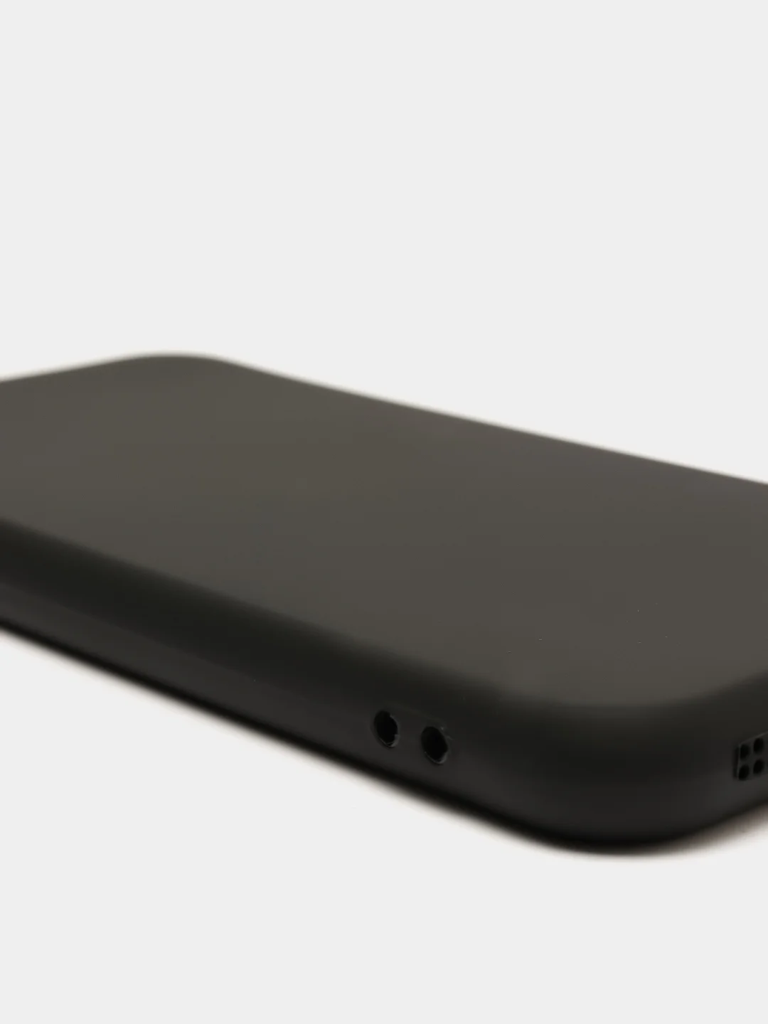 Чехол iPhone 5 / 5s / SE 2016 черный силиконовый