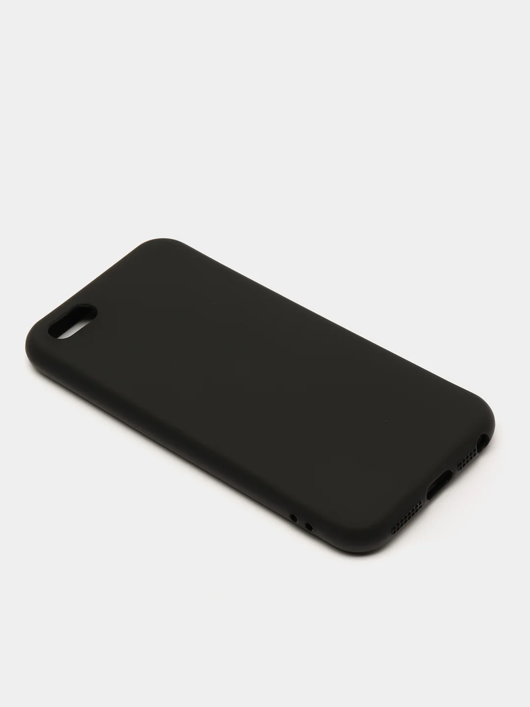 Чехол iPhone 5 / 5s / SE 2016 черный силиконовый