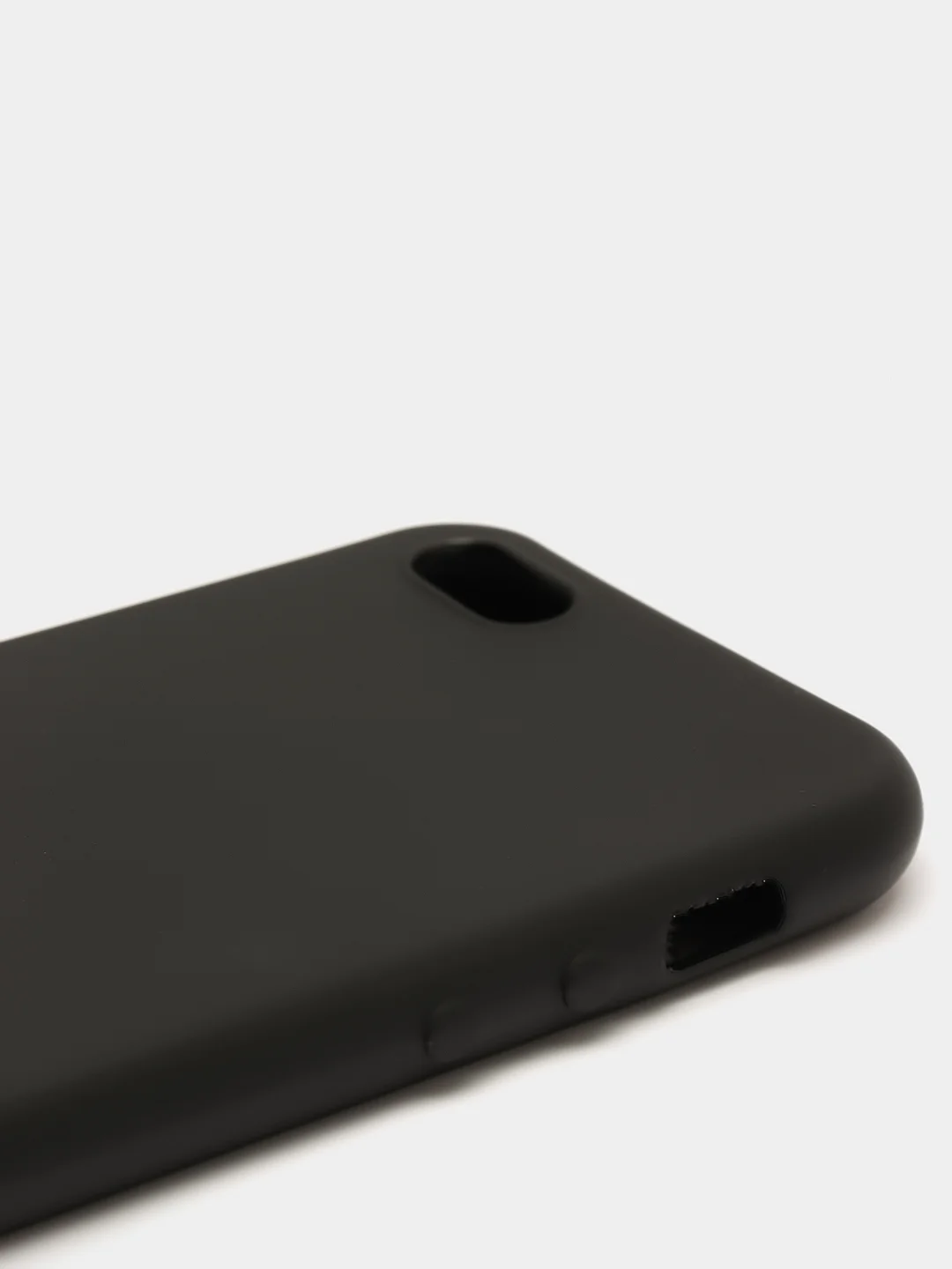 Чехол iPhone 5 / 5s / SE 2016 черный силиконовый