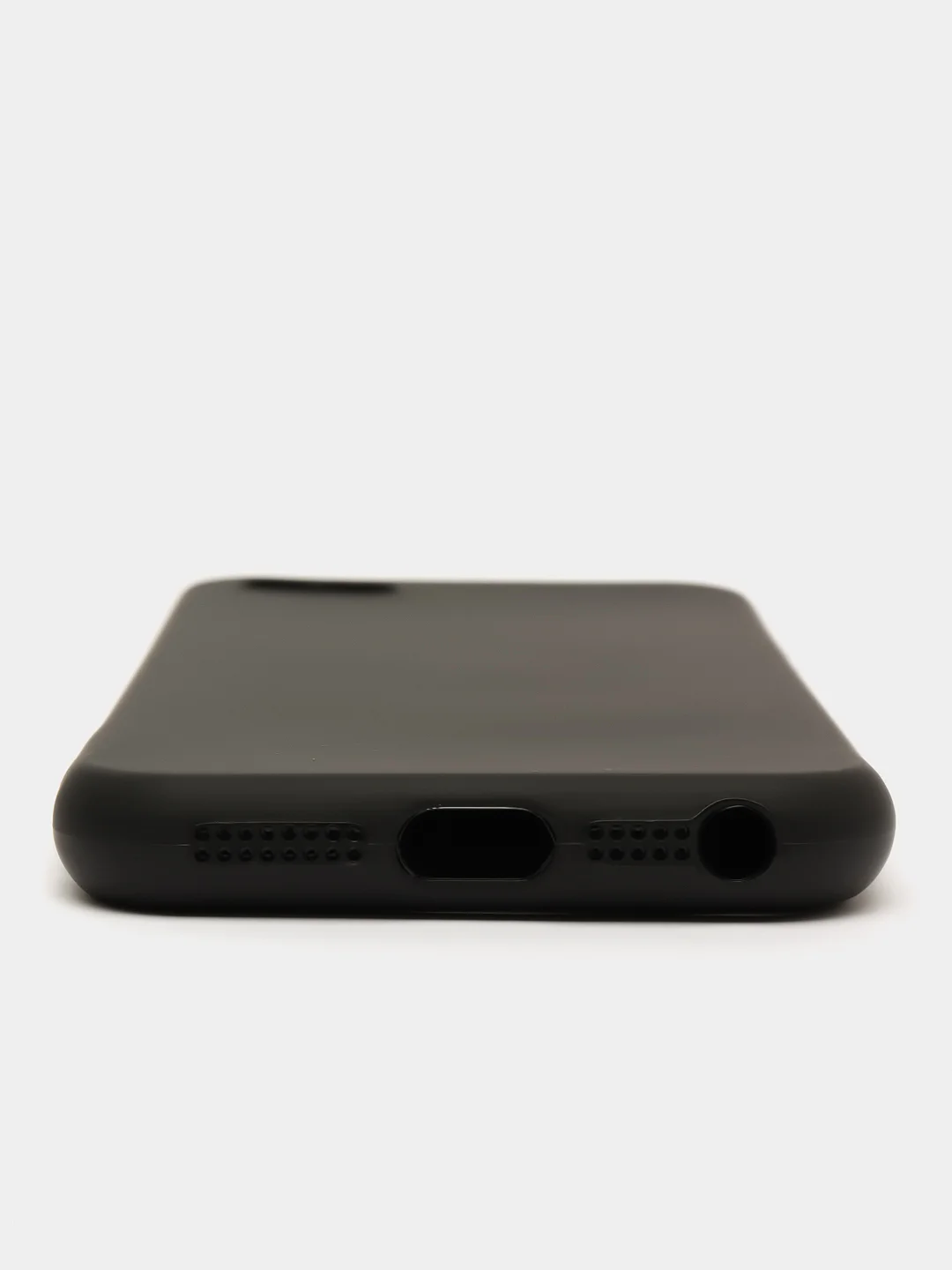 Чехол iPhone 5 / 5s / SE 2016 черный силиконовый