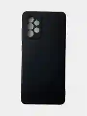 Черный чехол для Samsung A32, A52, A72 с бархатной подкладкой