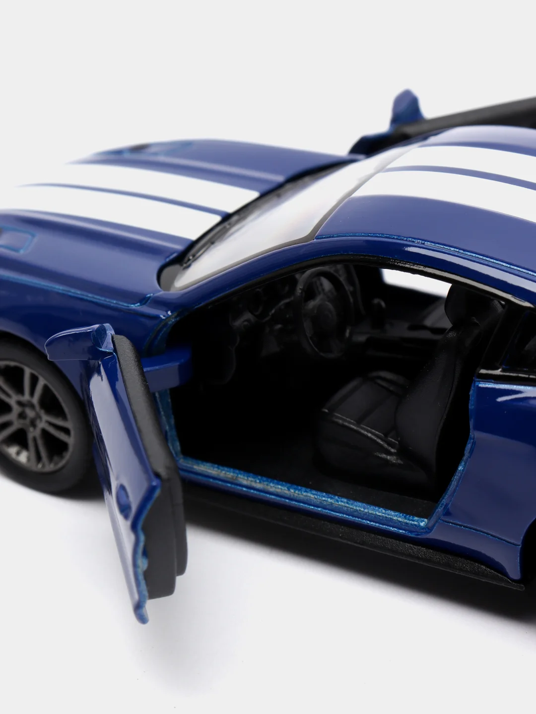 Синий металлическая машинка 2015 Ford Mustang GT KT5386DF