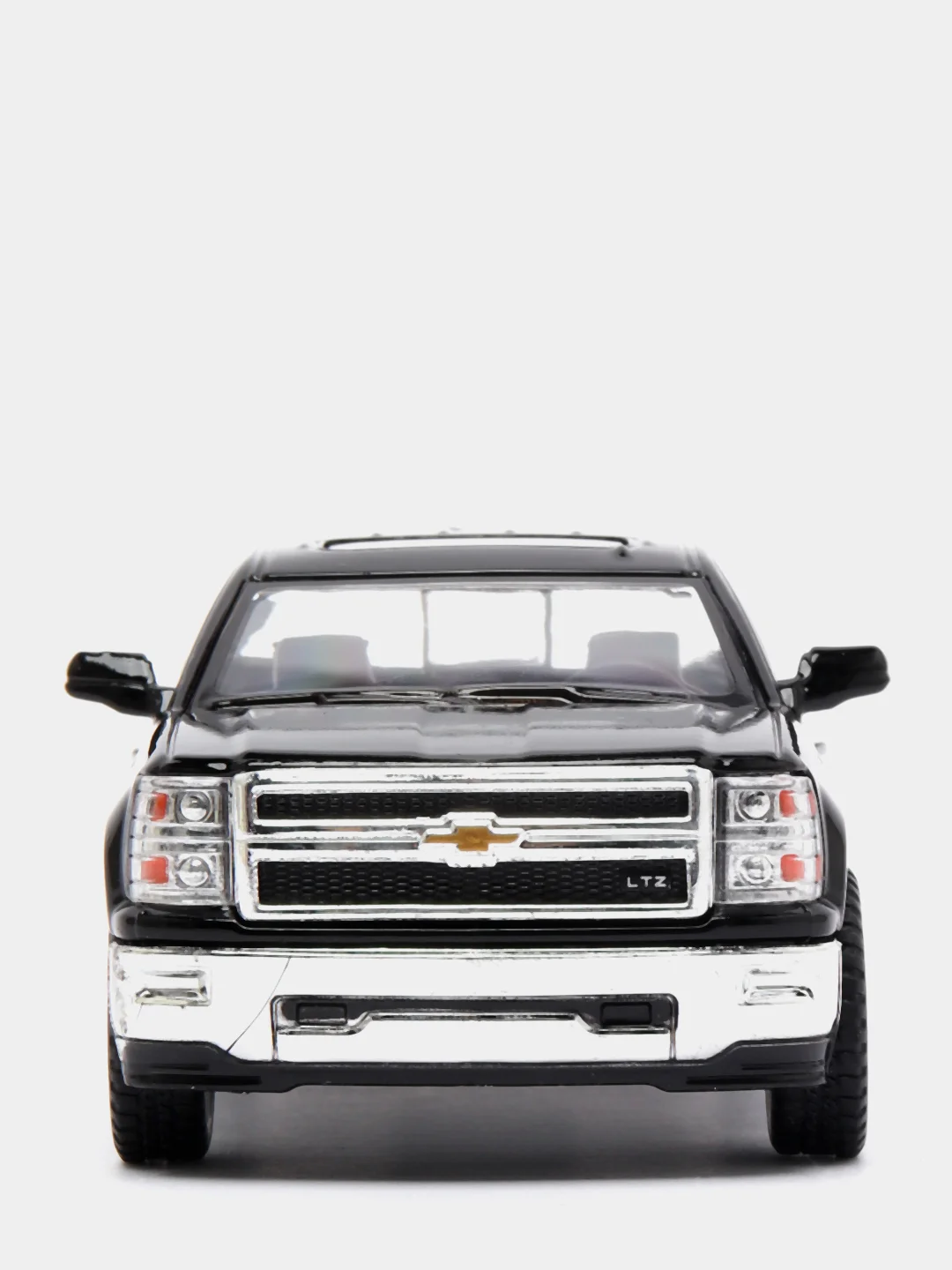 Черный металлическая машинка 2014 Chevrolet Silverado KT5381D