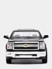 Черный металлическая машинка 2014 Chevrolet Silverado KT5381D
