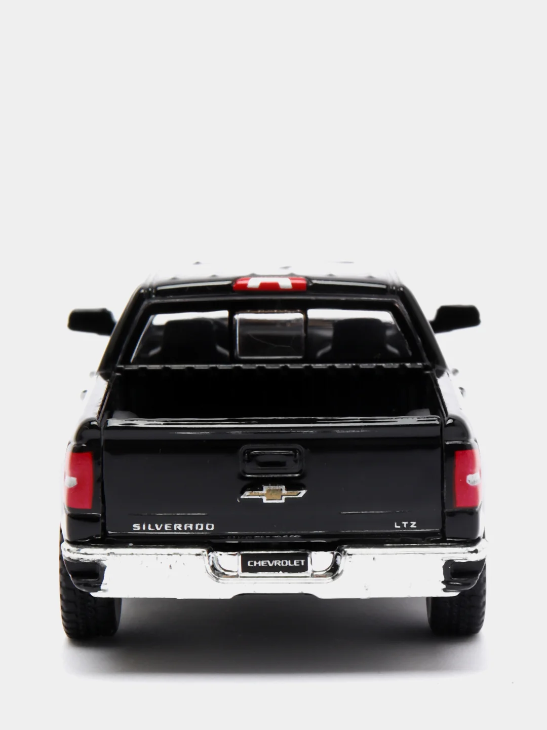 Черный металлическая машинка 2014 Chevrolet Silverado KT5381D
