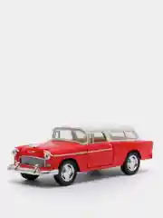 Красный 1955 Chevy Nomad KINSMART KT5331D