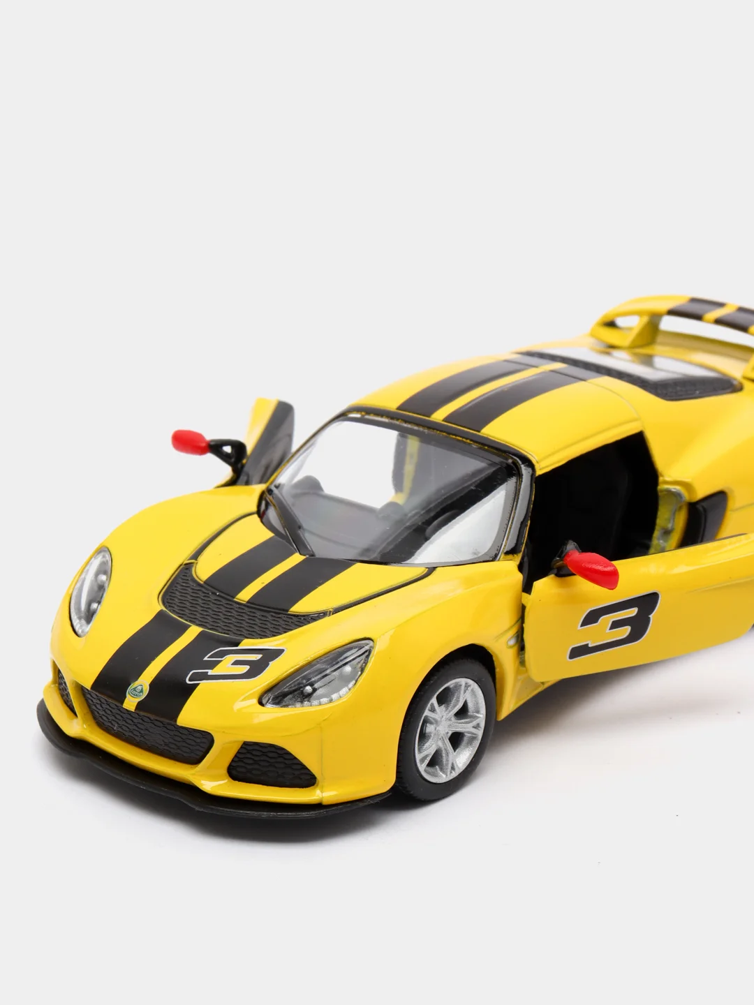 Желтый металлическая машинка 1:32 Lotus Exige S 2012 KT5361DF