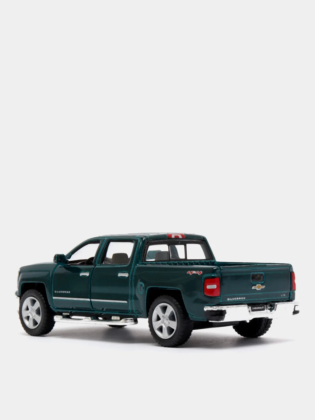 Зеленый металлическая машинка 2014 Chevrolet Silverado KT5381D
