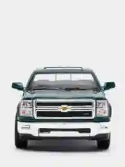 Зеленый металлическая машинка 2014 Chevrolet Silverado KT5381D