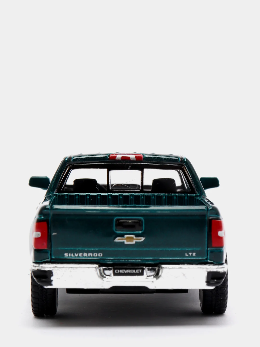 Зеленый металлическая машинка 2014 Chevrolet Silverado KT5381D