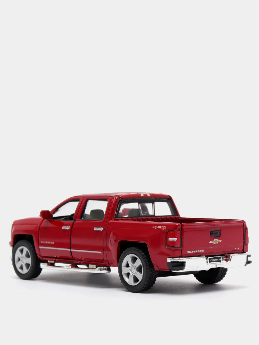 Красный металлическая машинка 2014 Chevrolet Silverado KT5381D