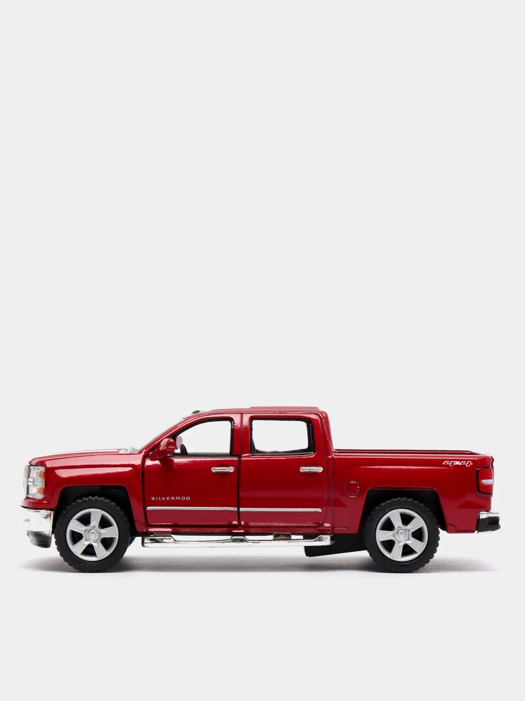 Красный металлическая машинка 2014 Chevrolet Silverado KT5381D
