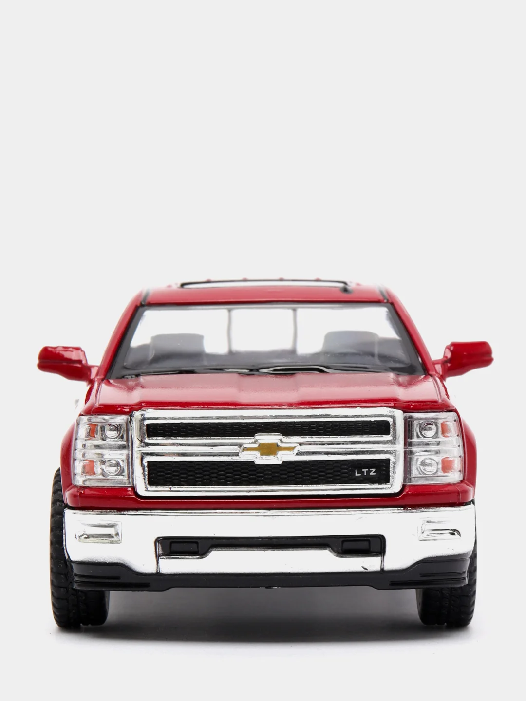 Красный металлическая машинка 2014 Chevrolet Silverado KT5381D
