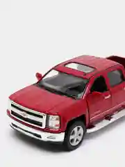 Красный металлическая машинка 2014 Chevrolet Silverado KT5381D